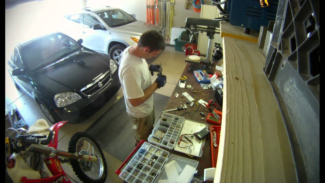 Led Helmet Install Building an LED Helmet Light - YouTube