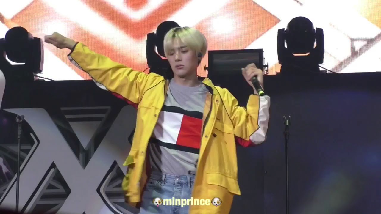 170908 monsta x 대만콘서트 24k magic 민혁 minhyuk🐶