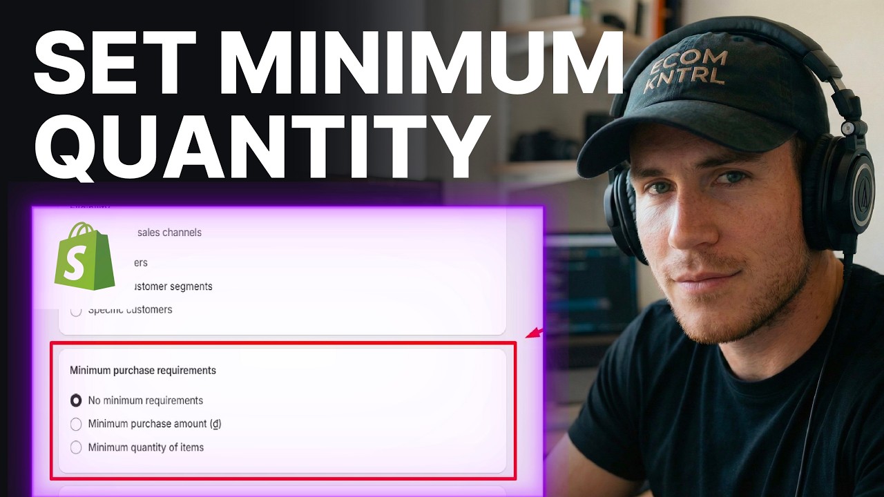 How to Set Minimum Order Quantity in Shopify (2026) | Product Settings ...