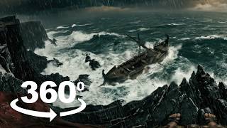 You are a Spartan VR 360 - POV Warrior Standing on the Edge of The Cliff - 300 Movie Inspired