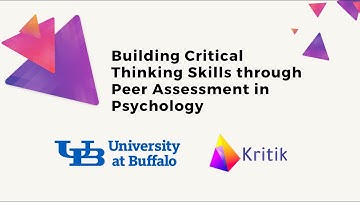 Building Critical Thinking Skills in Psychology | Kritik Workshop with Prof. Thompson