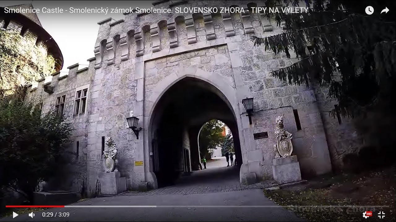 Smolenice Castle - Smolenický zámok Smolenice. SLOVENSKO ZHORA - TIPY NA VÝLETY