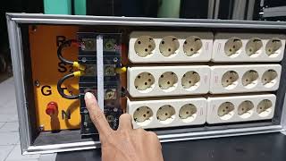 Panel Balap 1phasa Bisa 3phasa Spec Terminal Block 200a