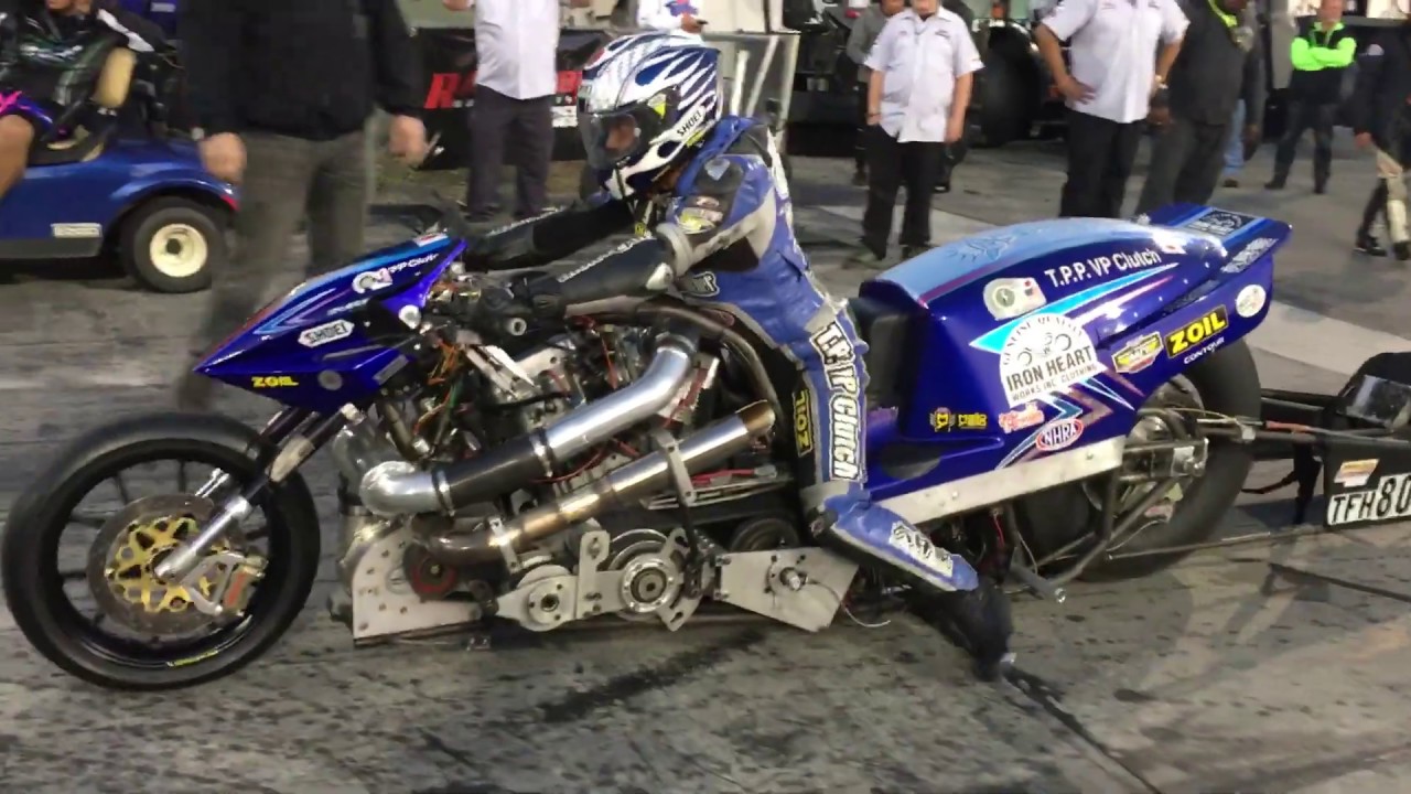 Supercharged Nitro Harley Crashes Into Wall Youtube