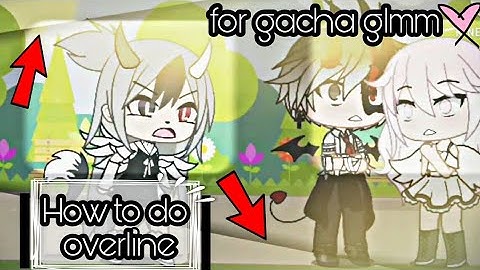 TUTORIAL HOW TO DO OVERLINE EFFECT ON KINEMASTER/GACHA LIFE/ ft CHIPPIES