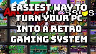 Turn Your Pc Into A Retro Gaming System Easiest Install For Consoles Arcade And Home Computers