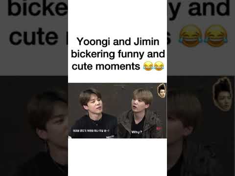 Yoongi And Jimin Bickering Funny and Cute Moments