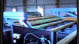 Typical visual lumber sorting line in Finland