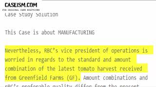 Full Red Brand Canners and Its Supply Chain  Case Study Help - Caseism.com Guide