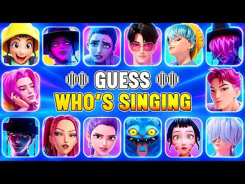 Guess KPop Demon Hunters Movie Character by Song & Voice 🎙️🎵🔥 Huntrix, Saja Boys, Golden