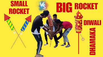 Small rocket🚀 VS Big rocket 🚀 dhamaka experiment #exprimentfacts #viralvideo #funnyexperiment 