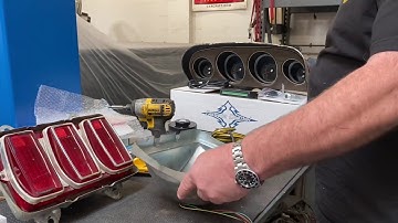 69 Mustang gets LED Taillights