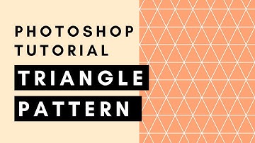 Repeating Triangle Seamless Pattern Photoshop Tutorial
