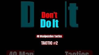 The Most Dangerous Manipulation Tactic (Reverse Psychology) #darkpsychology #manipulation #shorts