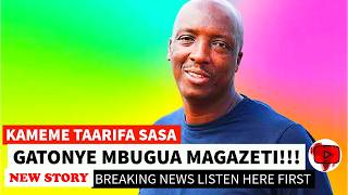 LIVE: Magathiti Gatonye Mbugua Newspaper Review KamemeFM Today