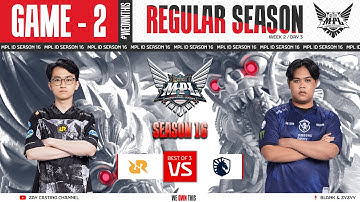 [Game - 2] RRQ HOSHI vs TEAM LIQUID ID | MPL ID S16