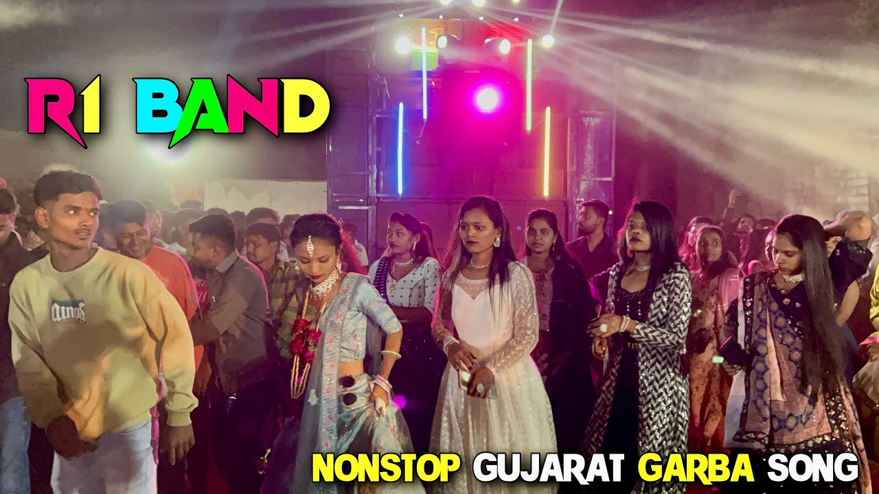 R1 BAND | Non Stop Garba Song Gujarati+Hindi | r1 band nonstop garba