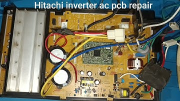 Hitachi inverter ac pcb repair, band Hitachi inverter pcb, 12 time blinking, error