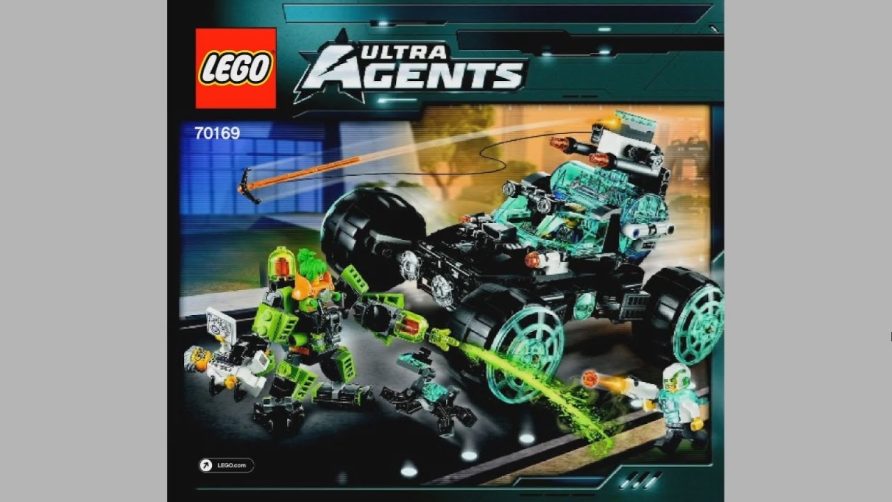 LEGO Agents 70169 Agent Stealth Patrol - instruction timelapse