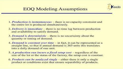 Deterministic Models - Inventory Control - Production Planning and Control
