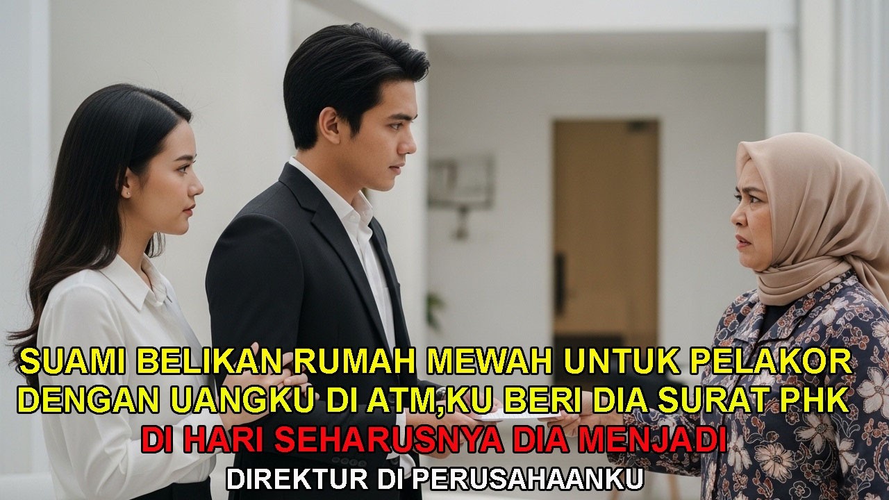 SUAMI BELIKAN RUMAH MEWAH UNTUK PELAKOR,DENGAN UANGKU,KU BERI DIA SURAT PHK SAAT AKAN NAIK JABATAN!