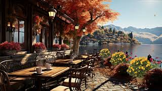 RELAXING JAZZ  MUSIC FOR STUDYING, WORK ☕☕COZY OUTSIDE COFFEE SHOP AMBIENCE