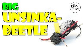 Fly Tying Tutorial: The Big Unsinkabeetle -- TERRESTRIAL Fly Pattern