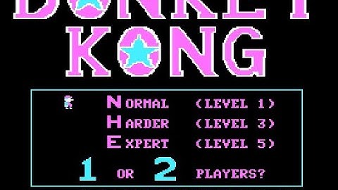 Donkey Kong - DOS (1983)