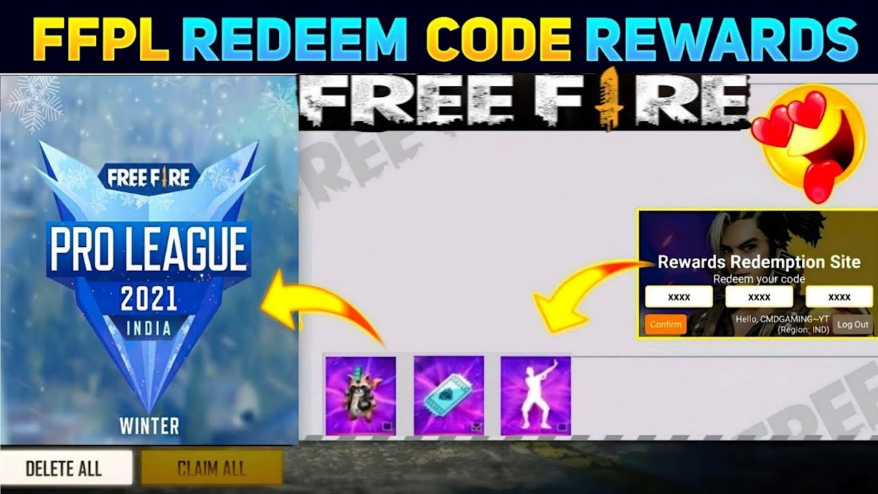 FREE FIRE PRO LEAGUE REDEEM CODE CONFIRM DATE || PRO LEAGUE REDEEM CODE