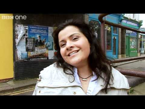 On set with Nina Wadia - EastEnders - BBC One