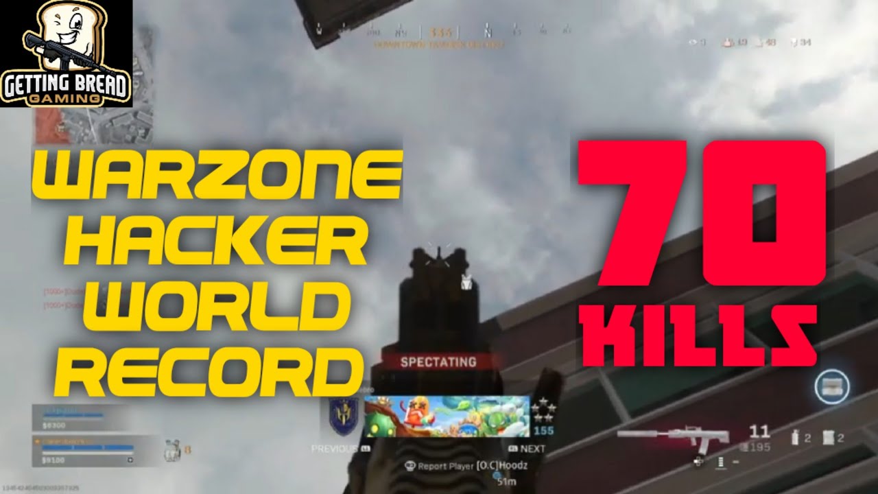 WORLD RECORD - HACKER GETS 70 KILLS - CALL OF DUTY WARZONE QUADS - YouTube