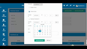 How to edit your employees time with Time Clock Hub