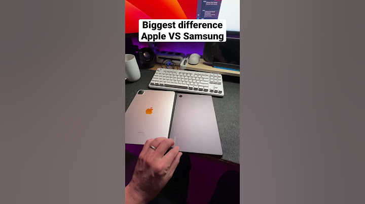 Biggest differences between APPLE IPAD VS SAMSUNG TABLET #teamapple #teamsamsung