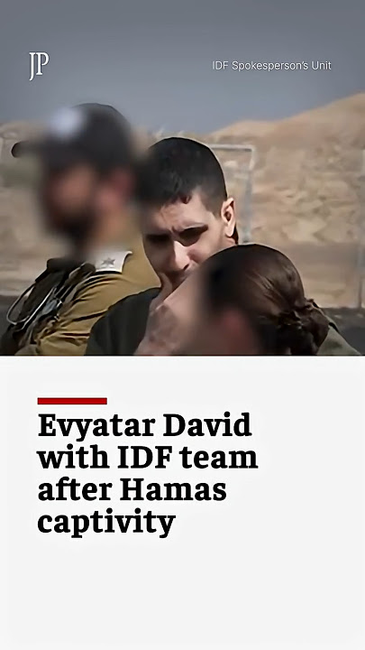 Freed hostage Evyatar David meets with IDF representatives after release