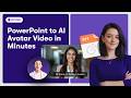 How to Turn a PowerPoint into an AI Avatar Video | Pictory Tutorial (Step-by-Step)