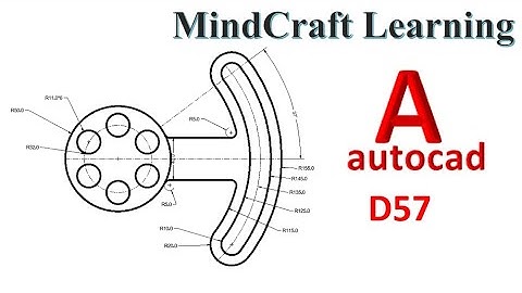 AutoCAD Practice Exercise D57 | Learn 2D Drafting Step by Step 