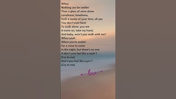 Thumbnail of Cry To Me 2 #solomonburke #music #lyric