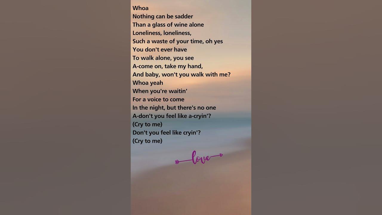 Cry To Me 2 #solomonburke #music #lyric