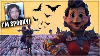 *SPOOKY SCARY* Fortnite Fashion Show! Skin Competition! | BEST DRIP, COMBO \& EMOTES WINS!