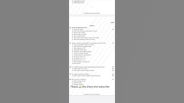 Concrete Technology question paper