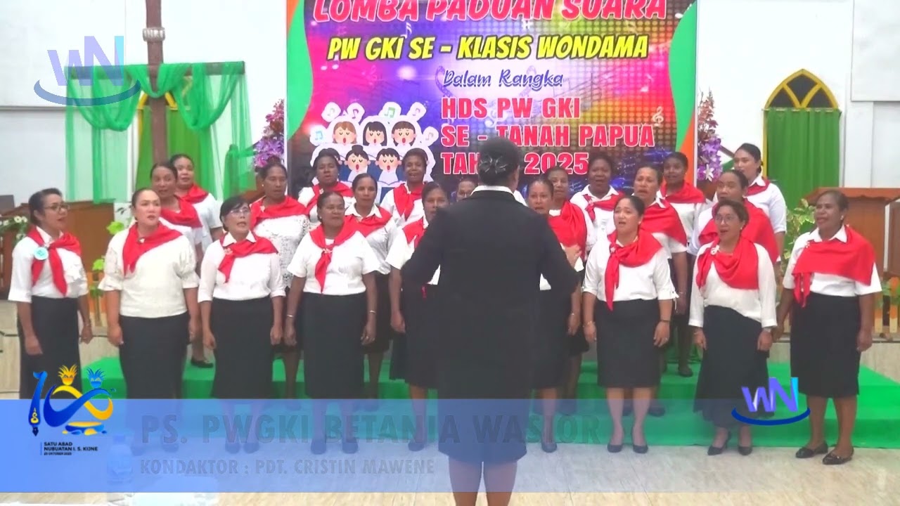 wNews : Ps. PWGKI BETANIA WASIOR, LOMBA PADUAN SUARA HDS PWGKI SE TANAH PAPUA, KLASIS WONDAMA.