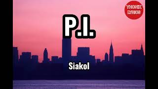 P.I. Lyrics - Siakol chords