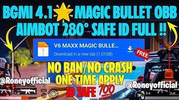 BGMI 4.1 AIMBOT OBB | BGMI 4.1 NO RECOIL CONFIG | BGMI NO RECOIL CONFIG 4.1 [100% Safe No Ban ]