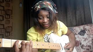 having a nice convo with my guitar