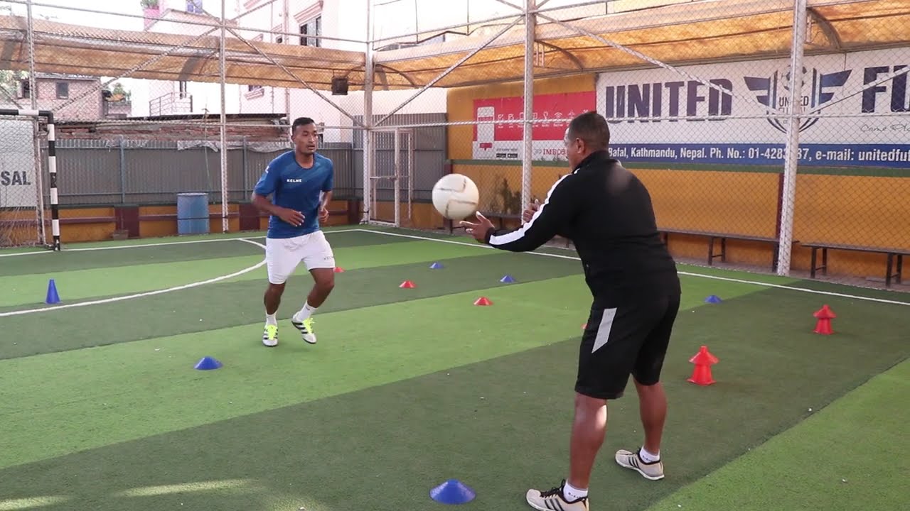 Futsal Training at United Futsal Nepal  | Biraj Maharjan in Action