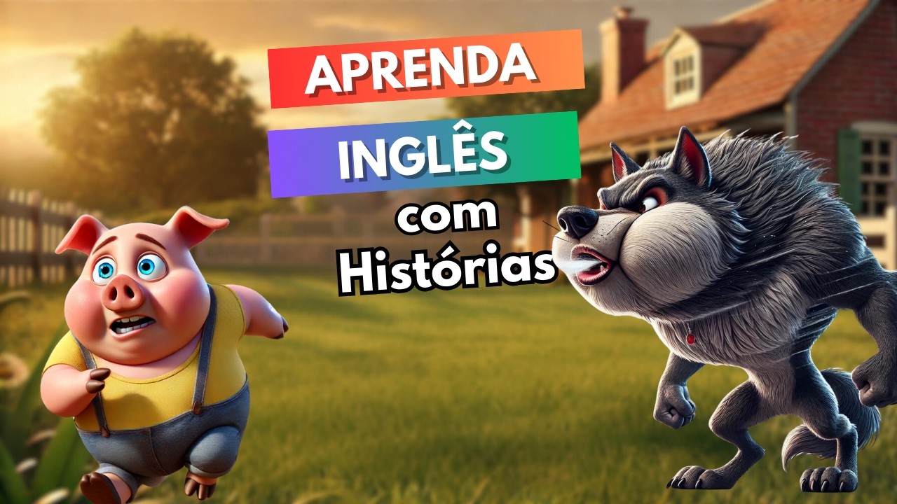 Os Três Porquinhos | Inglês com Histórias | Inglês para Iniciantes