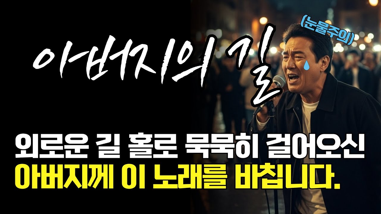 🎵아버지의 길🎵외로운 길 홀로 묵묵히 걸어오신 아버지께 이 노래를 바칩니다. 