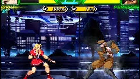 [Capcom vs SNK W 2.8] [Tag Team vs Solo] Karin and Sakura vs Bison