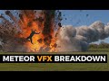 Meteor smashing into earth  cgi tutorial