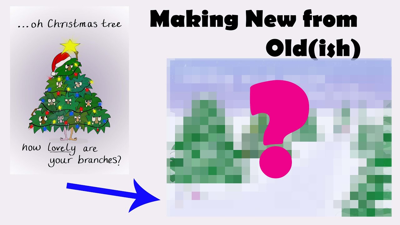 Using my existing art to make a new picture - YouTube